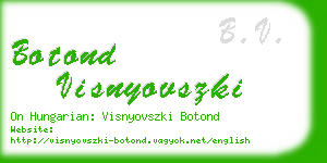 botond visnyovszki business card